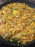 Arroz de pollo y verduritas