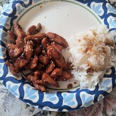 A picture of Honey Butter Korean Fried Chicken.