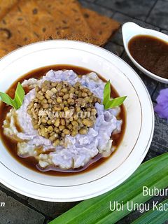 Foto resep Bubur Sumsum Ubi Ungu Kacang Hijau
