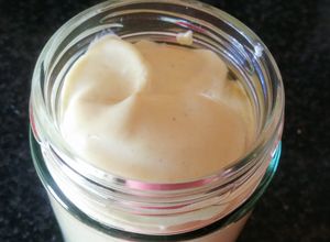 Une photo de Mayonnaise à l'aquafaba (vegan)