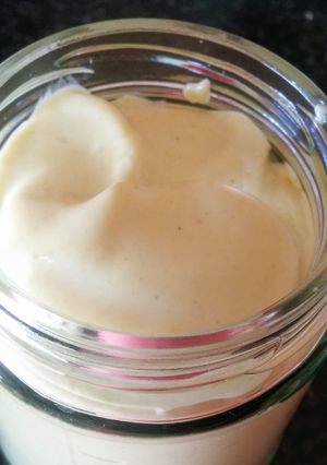 Une photo de Mayonnaise à l'aquafaba (vegan)