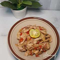 A picture of Ayam Kukus Sambel Embe (Diet Friendly).