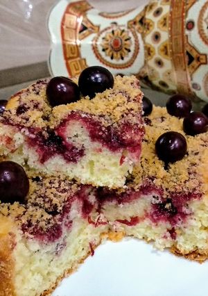 عکسی از دستور 🍒کیک کرامبل آلبالویی 🍒