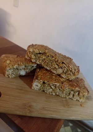 Una foto de Barritas de avena y avellanas 🌰