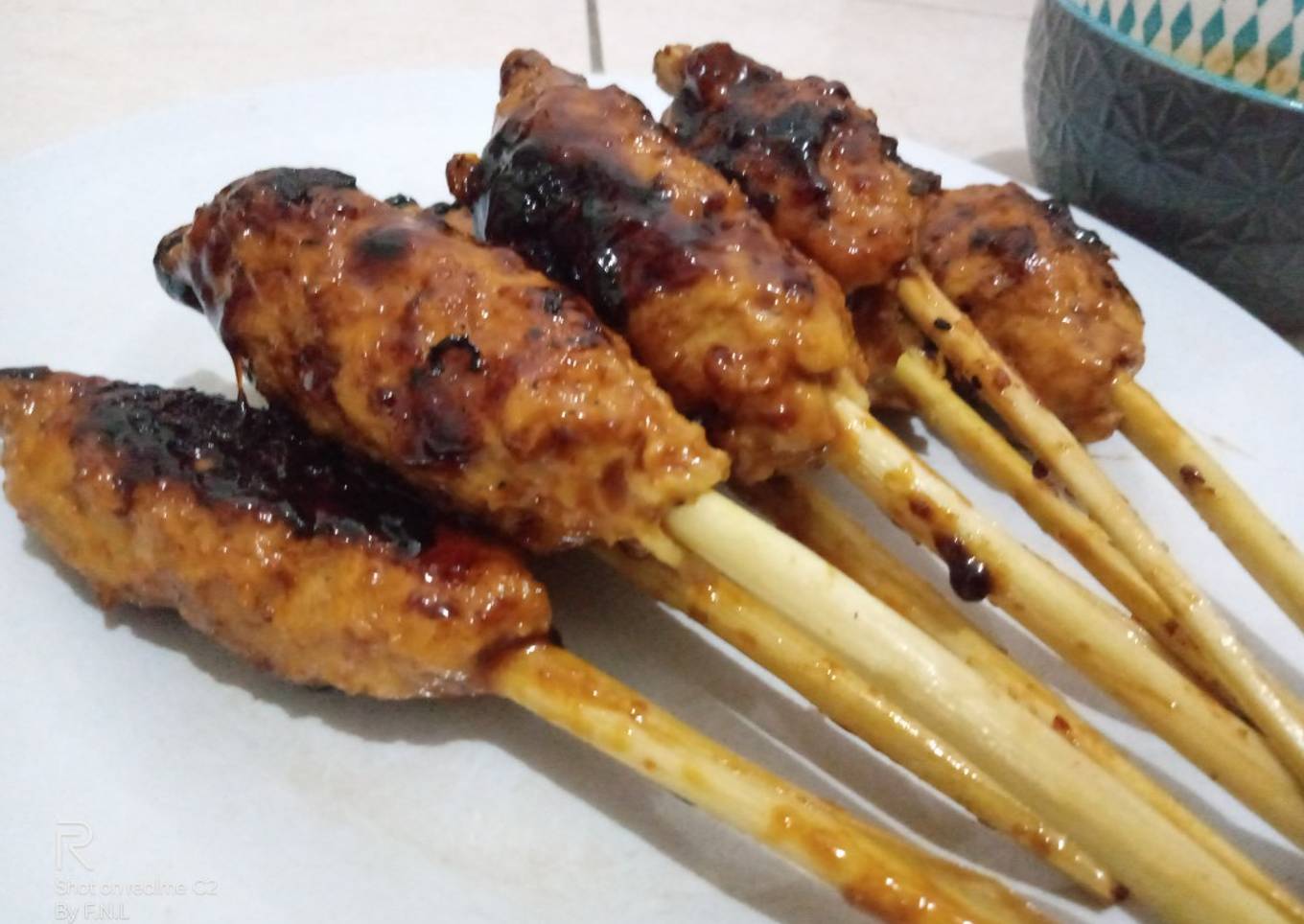 Sate buntel ayam