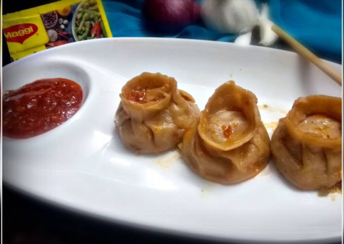 How to Make Homemade Steamed Momos with masala e magic