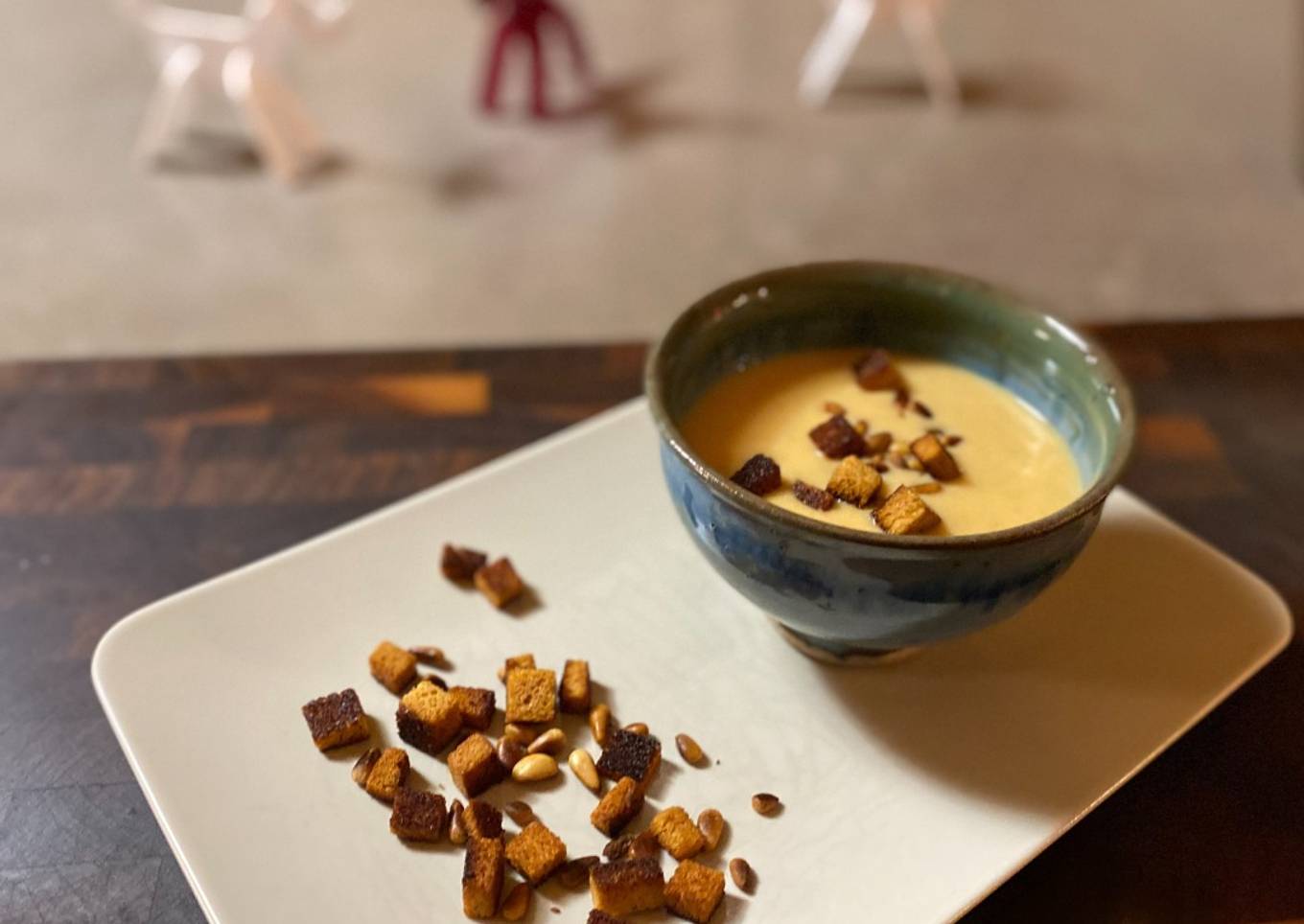 Soupe carottes, orange et pain d’épices