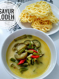 Foto resep Sayur Lodeh Kacang Panjang Terong