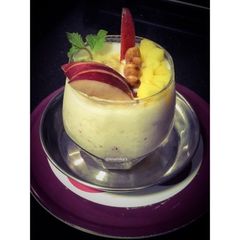 A picture of Apple Dates & Curd Smoothie : A No-Fire Recipe.