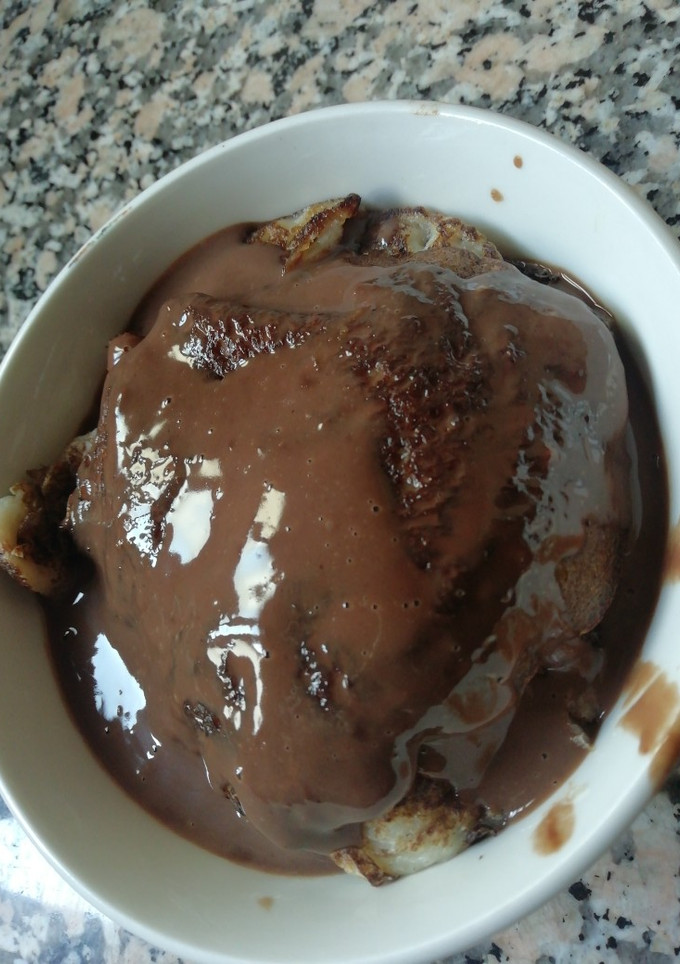 Una foto de Tortitas americanas con chocolate