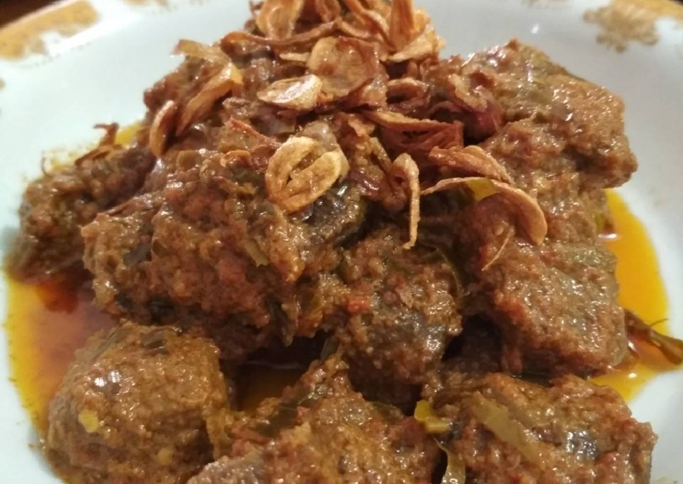 Rendang Daging simple