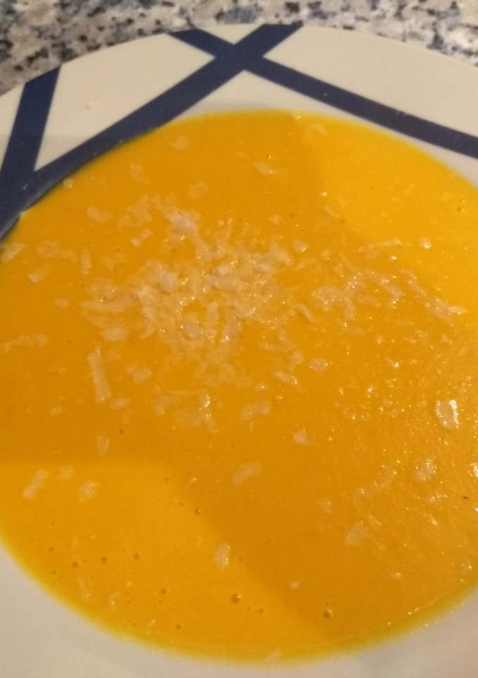 Una foto de Crema de zanahoria