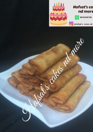 Spring roll ainihin hoton girkin