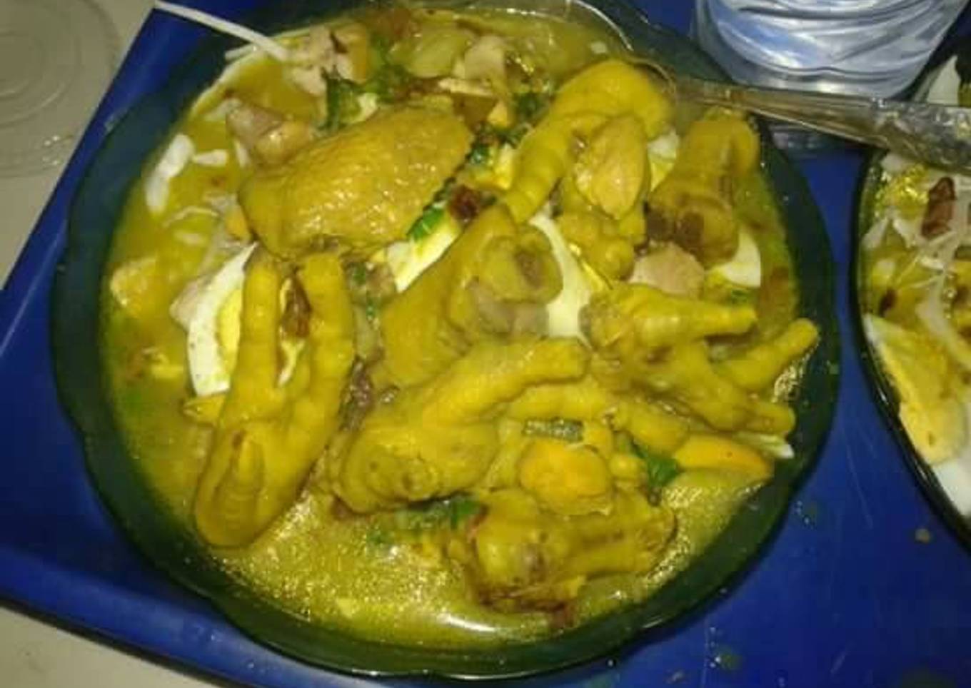 Soto ayam ceker ala lely