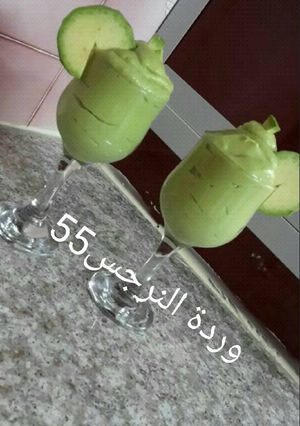 صورة لوصفة عصير الافوكادو 🍐 ايس كريم الافوكادو