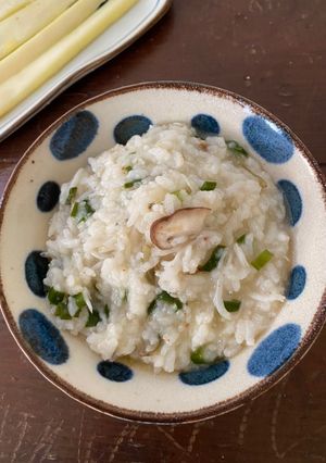 吻仔魚粥 的食譜成品照片