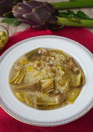 Foto di Minestra di carciofi