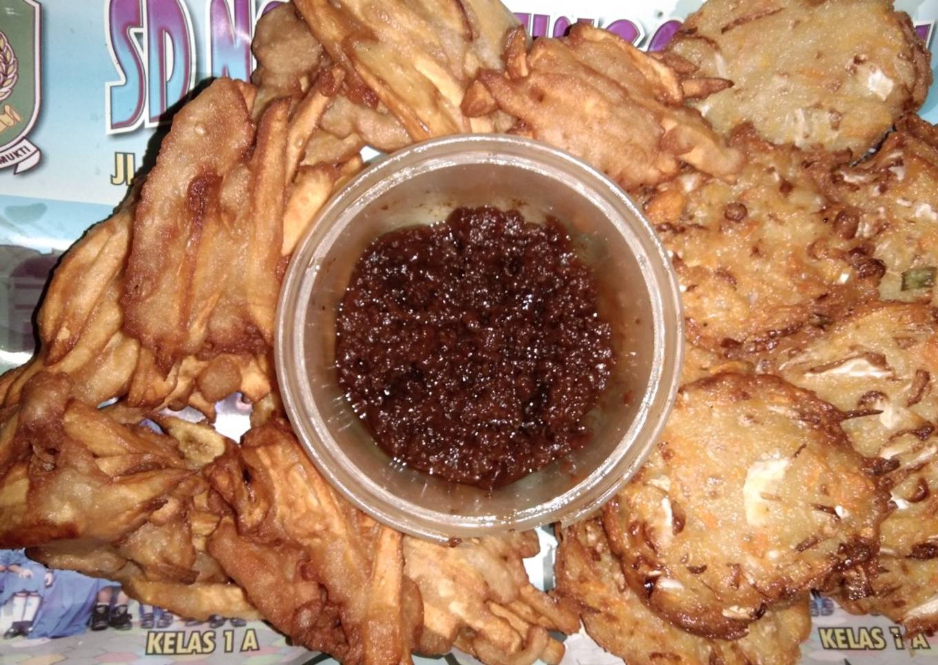 Resep Kue cakar ayam dan hongkong/ote ote plus sambel petis#resep 7,
Bikin Ngiler