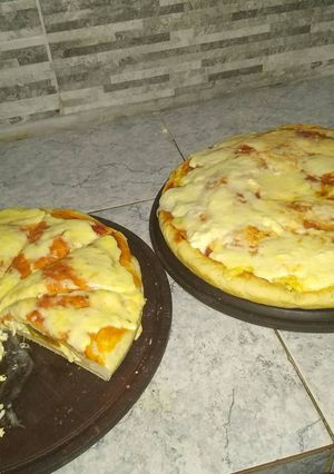 Una foto de Pizza rellena fácil
