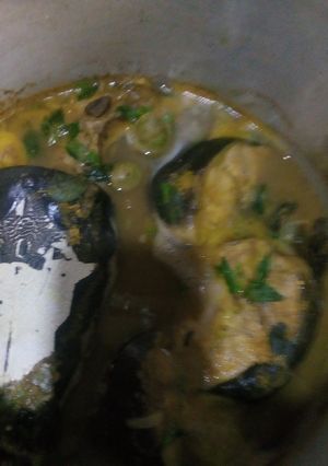 A picture of Cat fish pepper soup.