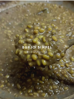 Foto resep Burjo-Bubur Kacang Ijo simpel