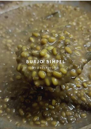 Foto resep Burjo-Bubur Kacang Ijo simpel