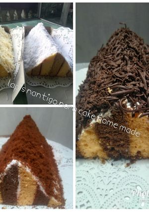 Foto resep Lapis nantigo ini oleh2 khas sumatra barat