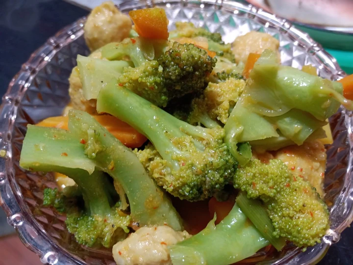 Langkah Gampang Membuat Resep Capcay Sayur with Bakso yang Lezat Anti Ribet, Sempurna