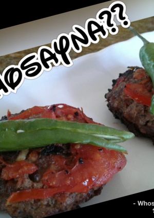 A picture of Whosayna’s Peshawari Chapli Kebabs.