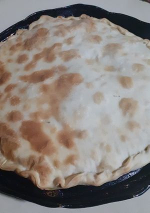 Una foto de Tarta de pollo y choclo
