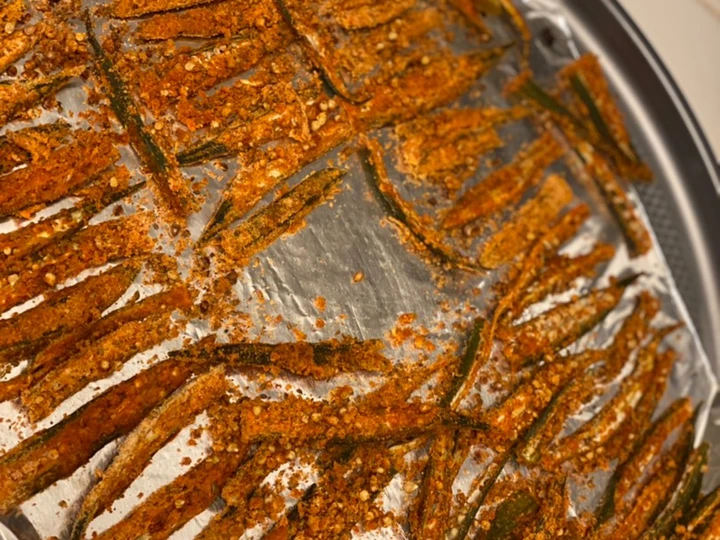 Recipe Baked Bhindi which Delicious