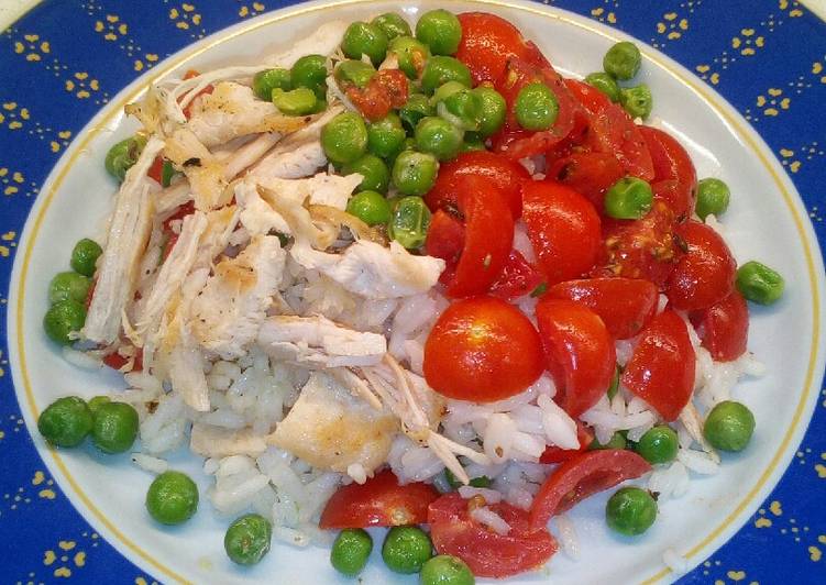 Insalata di riso light tricolore