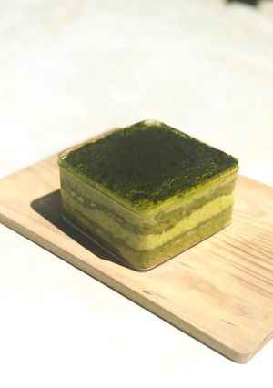 Foto resep Matchamisu (eggless)