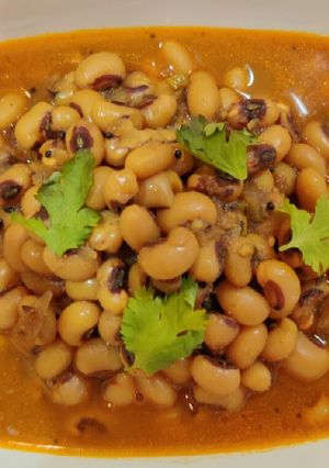 A picture of Lobia beans curry.
