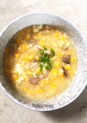 Foto resep Corn soup/ sup jagung diet pcos