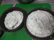 Una foto de salsa de cilantro con yogurt