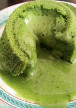 Foto resep Green Tea Lava (kukus)