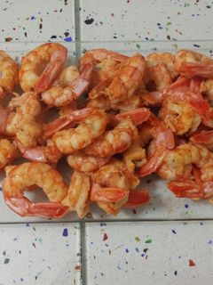 Una foto de Langostinos a la plancha