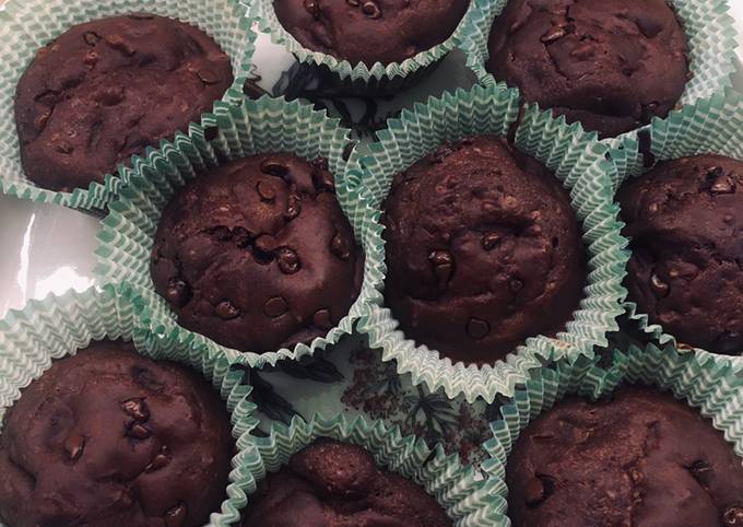 Muffin pera e cioccolato