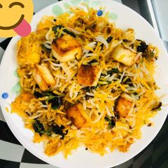 A picture of Hyderabadi biryani.