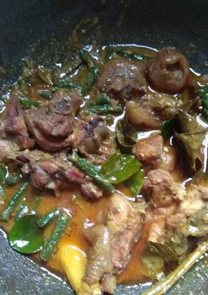 Foto resep Ayam kampung bumbu kare