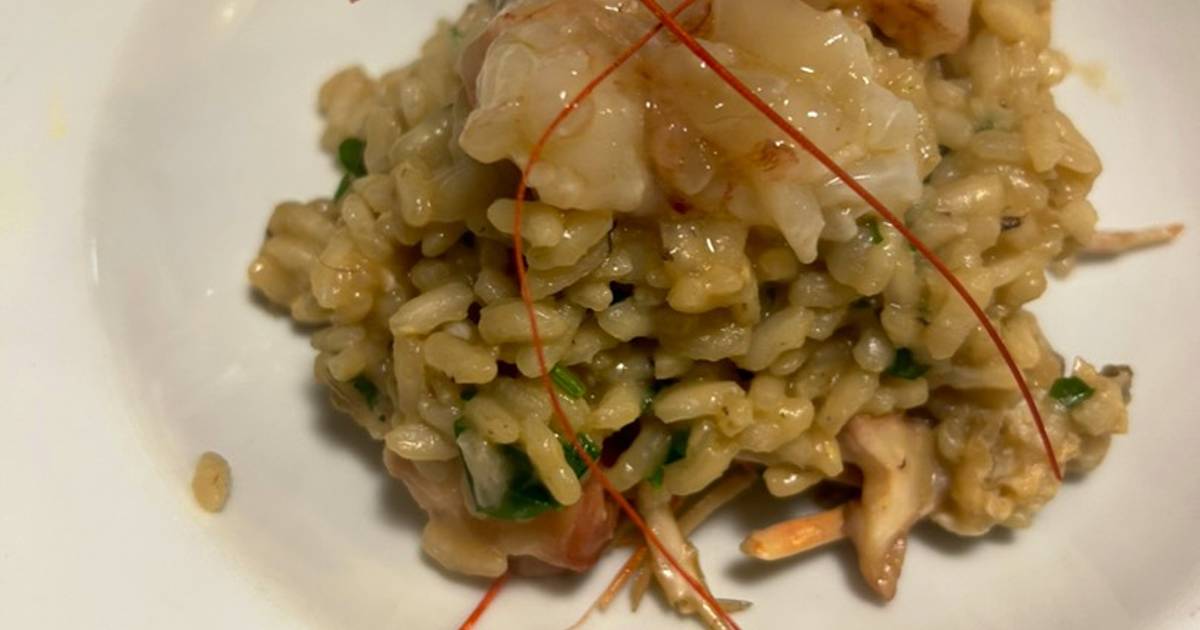 Ricetta Risotto con la bisque e tartare di gamberoni e scampi di