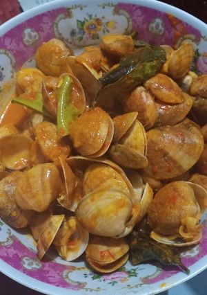 Foto resep Kerang kepah tahu masak pedas tiram