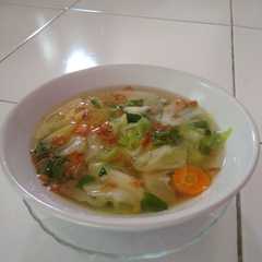 รูปของ Sayur sop kilat simple