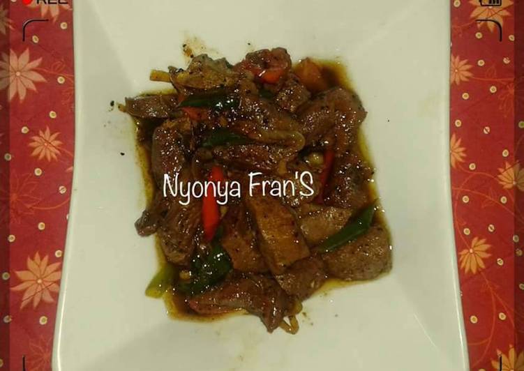 Daging Lada hitam By Nyonya Fran'S