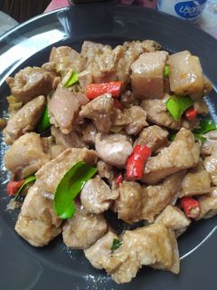 รูปของ หมูสามชั้นผัดกะปิ
