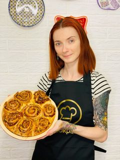 Фото Равлики з шинкою та сиром.