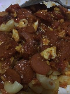Foto resep Makaroni kornet sosis telur