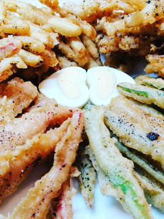 Una foto de Tempura de verduras