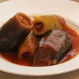 Mahshi (stuffed zucchini and eggplant)